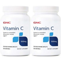 GNC Vitamin C 지앤씨 비타민C 500mg 250정 2개