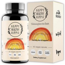 미국직구 Happy Healthy Hippie Positively 프리미엄 제품 Pregnant 샤타바리 뿌리 60VEGI Cap 1팩, 수량, 상세참조