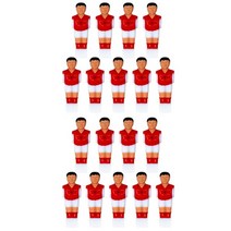 2x 테이블 축구 기계 그림 액세서리 남자 Foosball, 01 Red