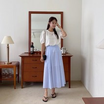 뉴죤 마우로 라운드넥 퍼프 반팔 티셔츠