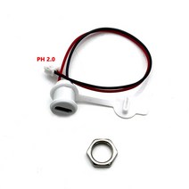 4P USB-C 여성 C 방수 암 커넥터 잭 TYPE-C 소켓 PH2.0 너트 스냅 잠금 플레이트와 전류 충전, [08] JQ-118F