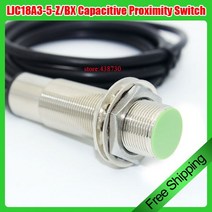 근접센서 LJC18A35ZBX 용량 성 근접 스위치 M18 감지 금속 투명 개체 센서 636V