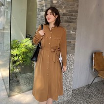 99사이즈원피스 빅사이즈 상견례 의상 하객룩 출근룩 예쁜 셔츠 브라운 블랙 원피스 오피스 정장