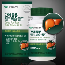 3박스 한미헬스케어 밀크씨슬 간 영양제 보호제 고함량 리버 간에좋은 실리마린 지방 기능 약 케어 건강