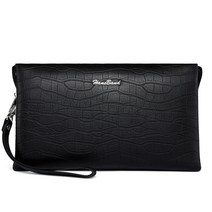 핸즈밴드 다이얼락 와니소가죽 맨스백 클러치백(소형 대형 선택)