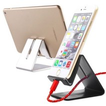 1300k [아이젠테크] 에르고디자인 스마트폰 알루미늄 스탠드 거치대 미니, 블랙