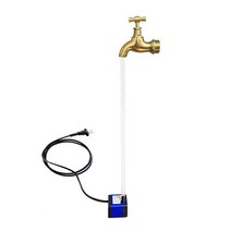 실내분수대 미니 분수대 장식품보이지 않는 흐르는 물 급수 탭 동상 매직 플로팅 수도꼭지, USB, 01 Floating Faucet_01 USB