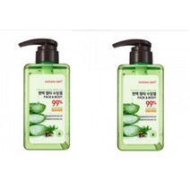 [아토러브] 편백 멀티 수딩젤 (500ml) + 사은품 : 달팽이 프리미엄 마스크 팩 10장 (편백수와 알로에 베라잎즙 99%를 함유한 히노끼 수딩젤 피부 진정 및 보습), 2개