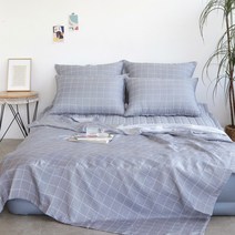 초냉감 풍기인견 인견 체크 여름 냉감 이불 침구 세트