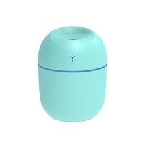 신형 우주인 가습기 USB 데스크톱 미니 공기 분무기 보습기 디퓨저 창의 야등, Y2세대 - 파란색 플러그인