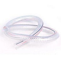 PVC 투명 스틸 와이어 호스 고온 내성 부동액 파이프 16192532384045mm 플라스틱 수도관, Inner diameter 45mm