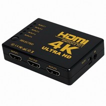 케이엘시스템 KLcom 5대1 HDMI 영상 장치 선택기 KL63