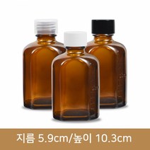 유리병 갈색스포이드병 100ml(NIS) 막힌캡, 검정, 1개