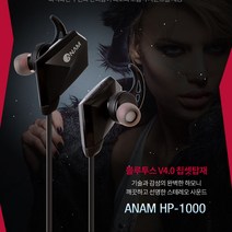 아남 넥스텍블루투스 HP-1000 풍부한사운드 통화, 블랙