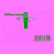 [116198]아크릴명찰(중/90x62/50개/OfficeDEPOT), 기본