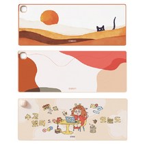 소싱 온열 마우스패드, 피치플라워