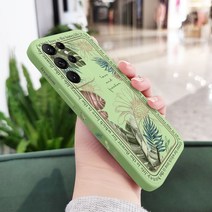 삼성 호환 Ins 열대 스타일 삼성 갤럭시 휴대폰 케이스 S23 S22 S21 S20 울트라 플러스 FE S10 S9 노트 9