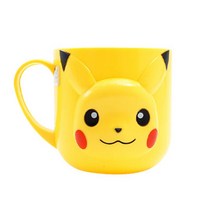 릴팡 포켓몬스터 뉴얼굴 손잡이 입체컵 컵 280ml