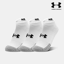 언더아머양말 JQJ 언더아머 UA 남여공용 삭스 발목 양말3팩 1346755-101, L