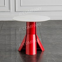 소파 테이블 커피 테이블 금속 인스, 모으다, 빨간색