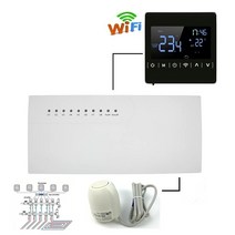 스마트 온도 제어 시스템 Hy525 물 바닥 난방 3a 와이파이 조절기 중앙 난방 배선 센터 가스 보일러 용 허브 컨트롤러 액추에이터, With M3H-GA-H
