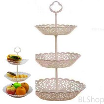 3층 에프터눈티 케이크 디저트 스탠드 트레이