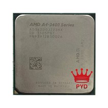 cpu AMD A4 3420 CPU FM1 905 핀 데스크탑 듀얼 코어 세트 디스플레이 Apu 2.8G 65W, 한개옵션0