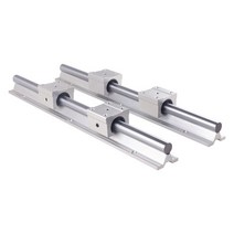 SBR20 선형 가이드 레일 세트 베어링 블록 CNC 라우터 부품 20mm 4 개 200-1500mm, 03 400mm
