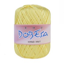 마마니트 인견튜브사 가방실 핸들커버실 도베사, 135 파스텔노랑, 1개