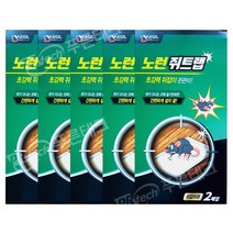 쥐끈끈이 노런쥐트랩 5각(10개입), 1개