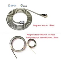 Sino KA800MC 자기 스케일 테이프 자기 센서 리더 헤드 선형 변위 센서 해상도 0.005mm 자석 스트립, Sensor-4000mm
