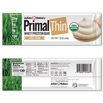 단백질바 Julian Bakery Primal Thin Protein Bars with Organic Grass Fed Whey 12 Count
