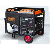 저소음 발전기 휴대용 캠핑카 인버터 카라반 행사용, 6500W 손전등 이중시작 다중 연료 220V