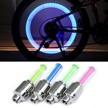 위드 자전거 LED 휠라이트 라이딩 야간, 2개, 핑크