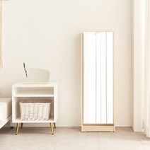 리프 A 수납 좌식 미니 거울 수납장 1200, 리프 A 거울수납장 1P 메이플