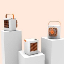 수냉식 에어컨 공기 냉각기 팬 소형 탁상용 에어 컨디셔너 USB 물 가습기 정수기 다기능 여름, 02 White
