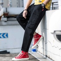 오너클랜 캐주얼 외출복 편한 바지 20대 남자 코튼 포켓 팬츠[W9D8AC2]