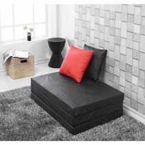 미라클침구 3단 접이식매트, 12.레자 블랙