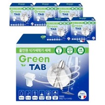 자우버 그린탭 올인원 식기세척기 전용세제 30개입 6개, 단품