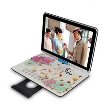 영상 재생기 휴대용 DVD 플레이어 비디오 교육용, 32G 카드가 있는 19인치