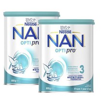 Nestle 네슬레 NAN 옵티 프로 스텝 3 토들러 분유 1세 이상 800g 2팩