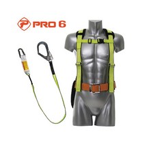 프로식스 PRO6 상체식안전벨트 TA-012-1 ST웨빙대구경, 단품