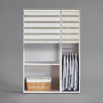 이라네 롤스크린 드레스룸 세트 1200 (착불), A타입, 브라운