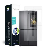 [천삼백케이] [힐링쉴드] 삼성 냉장고 T9000 RF85M97527L 무광 외부보호필름, 단품
