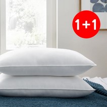 1+1 통세탁 항균베개솜 마이크로화이바 다운필 기능성베개솜(40X60/50X70) 8종, 1+1 데일리 경추베개솜(50X70)
