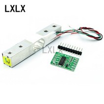 로드셀 load cell 로드 셀 1 개 5 10 20 HX711 AD 모듈 중량 센서 알루미늄 합금 소형 압력 개, 05 1KG and HX711AD