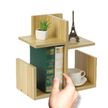 늘리는 북트리 책상위책장 이동형책꽂이 책상용선반 월넛