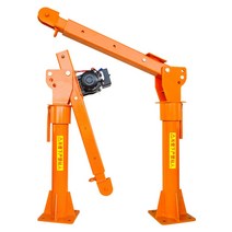 차랑용 윈치 자동차 1톤 크레인 호이스트 기중기 소형, 12v500kg 와이어 컨트롤