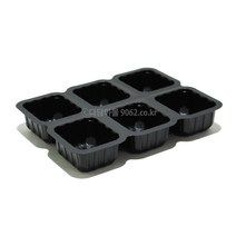 멀티1호 6칸 블랙(일반) 트레이 600개 이유식 소분포장