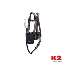 K2 상체식벨트 KB-9101 브라운 L 낙하방지 추락방지 안전보호구 벨트 원터치 버클 하네스